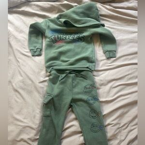 Nickelodeon Green Matching Set Sweatpants Joggers